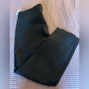 Old Navy Black Pinstripe Pixie Pants NWT